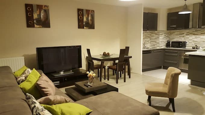 Réalisation S.A.A.C - Aménagement salon cuisine